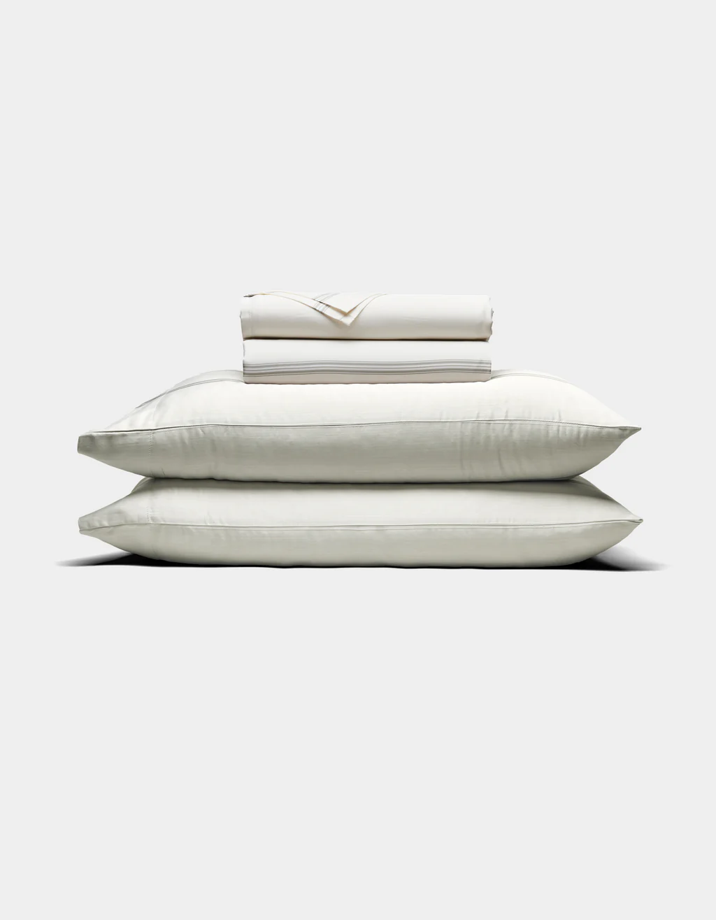 Bamboo Sheet Set - Baja Stripe in Laurel